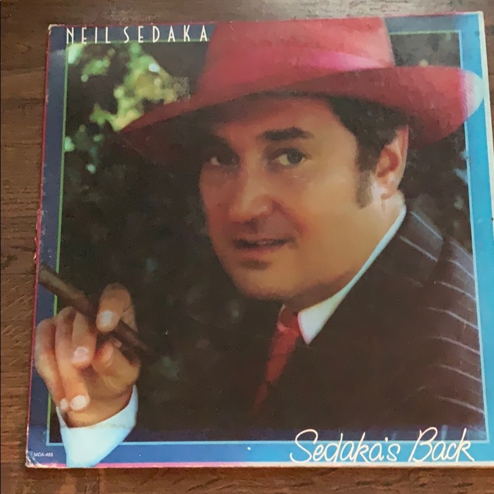Vintage 1974 Neil Sedaka Sedaka’s Back Vinyl Record LP